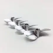 Toy Accessories 24mm 25mm 28mm 27mm 30mm 32mm CNC 7075 Aluminum 2-Blades M4 Submerged Propeller Prop Compatible with ECO RC Racing Boat Mini Boat (Color : 29mm)