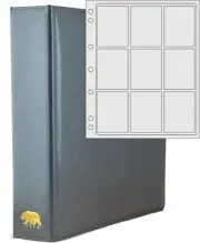 Manor Library Album with Collector'S Pages for 45 Coins in Standard Certified or