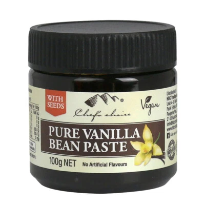 Chef's Choice Pure Vanilla Bean Paste with seeds 100g NET