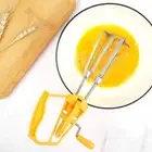 Frother Rotary Plastic Handle Easy to Clean Blender Hand Mixer Whisk Egg Beater