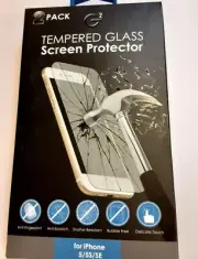 [2-Pack] iPhone 5, 5S, 5SE Premium Tempered Glass Screen Protector G2