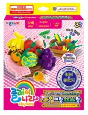 Fruits & Vegetables Clay Nara DIY Modelling Moulding 5 Colors Kids Gift