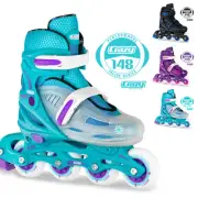 Crazy Skates 148 Size Adjustable Roller Inline Blades - for Kids, Girls, Boys