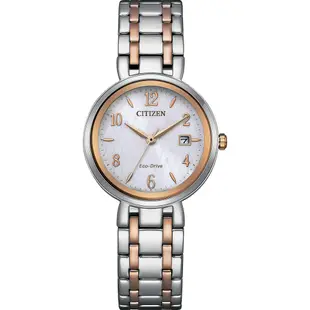 CITIZEN 星辰 LADY'S 光動能簡約腕錶 28.3mm (EW2696-84A)