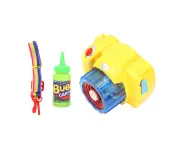 Automatic Lighting Music Bubble Machine Electric Children'S Bubble Camera Toys Battery Excluded