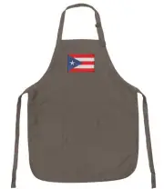 TAILGATING GIFT Puerto Rico Flag Apron PUERTO RICAN FLAG Apron BBQ GRILL BAKE