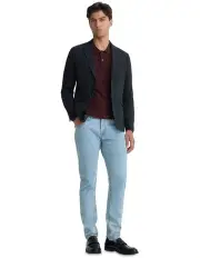 [Oxford] Blake Wool Blend Blazer in Charcoal