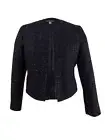 Nine West Women's Plus Size Sequined Tweed Blazer