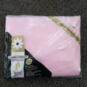 Penn Prest JC Penney No Iron Double Fitted Sheet Vintage New Pink Percale New