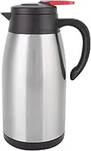 Stainless Steel Thermal Insulated Vacuum Coffee Jug, Coffee Carafe Milk Pot withLid, 2 Liter Large Capacity Tea, Water, andCoffee Dispenser /128