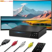 DVD Player for TV, Multi Region Free DVD Players with HDMI, RCA/AV Output, USB