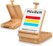 Tabletop Easel, Solid Beech Wood Table Top Art Easels for Painting Canvas, Sketc
