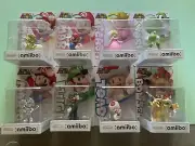 Super Mario Amiibo Lot of 8 Factory Sealed. Gold Silver Mario Bros Movie Switch