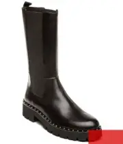 BNIB Steve Madden Ikako Leather Calf Boots - Black UK 3 RRP £170