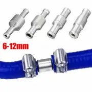 6-12mm Inline One-way Non-return Check-Valve Auminium Fuel Water Gas Air Vacuum