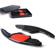 For Audi A4L A8 S5 S6 09-12 Carbon Black Steering Wheel Shift Paddle Extension