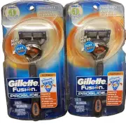 gillette fusion proglide flex ball 2 razor 2 cartridge READ DESCRIPTION