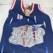Yao Ming 75th Anni Houston Rockets Mitchell And Ness 2002 Swingman Jersey Large