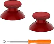 eXtremeRate Carmine Red Replacement Thumbsticks for for Xbox Series X/S Controller, for Xbox One Standard Controller Analog Stick, Custom Joystick for Xbox One X/S, for Xbox One Elite Controller