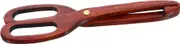 LIFKOME Wooden Bread Serving Tongs: Reusable Wood Toast Tongs Kitchen Utensils for BBQ Buffet Salad Appetizer Fruits Bread and