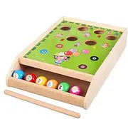 Billiards Board Games | Combination Game,Pool Tables & Accessories, Wooden Tabletop Billiards & Pool Portable for Boys & Girls