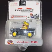MARIO KART DS " WARIO BRUTE " #19302 PULL BACK ACTION CAR KART STADLBAUER 2011