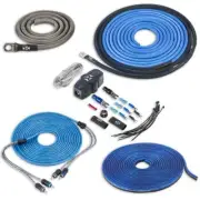 NVX XKIT42 100% Copper 4 Gauge Car Amplifier Install Kit + 2-Ch RCA Interconnect