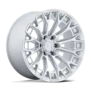 Fuel 1PC FC882 TRAX 20X9 6X139.7 1 106.10 GLOSS SILVER W/ MACHINED FACE