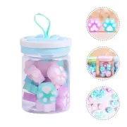 1 box of Kids Gift Storage Box Classroom Rewards Colorful Erasers