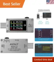 USB 3.1 Type-C Power Meter: Precision Digital Multimeter for Fast Charging