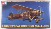 Tamiya 61068 Fairey Swordfish Mk.I 1/48 Scale Plastic Model Kit Open Box