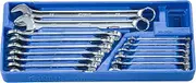 Genius Tools 15 Piece Metric Combination Wrench Set (Mirror Finish) PR-015M