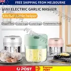 250ML Electric Garlic Food Chopper Vegetable Chopper Grinder Blender Crusher AU