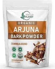 Proud Planet Organic Arjuna Bark Powder | Terminalia Arjuna | Ayurvedic Heart Health Powder | USDA Certified by (2 Pound | 908g)