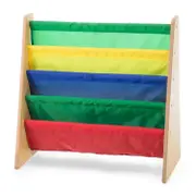 Aussie Baby Soft Book and Magazine Storage Rack – Vibrant Rainbow