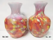 688246 STUDIO Fenton DAVE FETTY Myraid Mist VASE, HAND Numbered Limited Edition