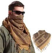 Military Shemagh Arab Tactical Desert Keffiyeh Thickened Scarf Wrap for Men