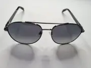 CHOPARD SCHF22 568Z GUNMETAL AVIATOR w POLARIZED LENS SUNGLASSES MADE IN ITALY