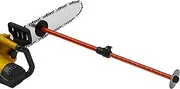 FILKO Strong Magnetic Firewood Measuring Tool, Used for Fast Measure Firewood Length, Firewood Gauge Freely Adjust from 16'' to 29'', One Step Installation, High Vis Orange, Attach to Any Chainsaw