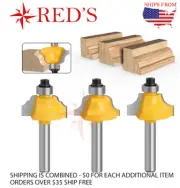 REDS Y65780-4 - 1" X 1/2" Classical Ogee set Router Bit 1/4" Shank