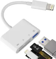 SD Card Reader for Iphone OTG Adapter Dongle Lightning USB Micro TF Charger C AU