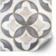 [Namly Design] Tiles Sticker - Abstract geometric pattern / 03 / Set of 24