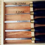 5pcs/set HSS Lathe Chisel Set Woodworking Turning Tool set HSS High Speed Steel