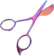 Gatuida Hairball Trimming Scissors Stainless Steel Professional Carpet Shears Multi-Function Fabric Scissors Sharp Accurate Cutting Portable Design