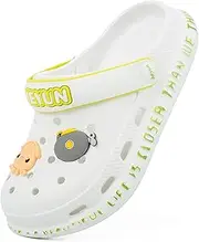 [Azooken] Kid's Cute Clogs Slides Boys Girls Slippers Beach Pool Shower Sandals Cartoon Garden Shoes(Toddler/Little Kids/Big Kids)