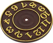 MUSISALY Antique Vintage Cuckoo Clock Movement Kit Roman Numerals Artistic Design Easy Install for Kitchen Decor