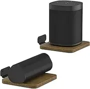 Pairs of Speaker Wall Mount for Sonos Speaker Mounts - Adjustable Floating Wall Shelves for Sonos One(Gen 2), One SL,Play:1, Roam 2, Era 100 and More Small Speakers Mounting Shelf