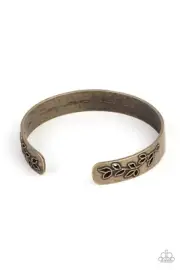Paparazzi Frond Fable bracelet. Cuff Copper.
