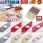 Christmas Table Runner Embroidered Xmas Decor Cloth Cover Dinging 2.7m Long NV