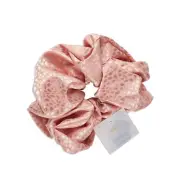 Scunci Collection Hair XL Scrunchie, Pink Leopard, 6-Pieces
